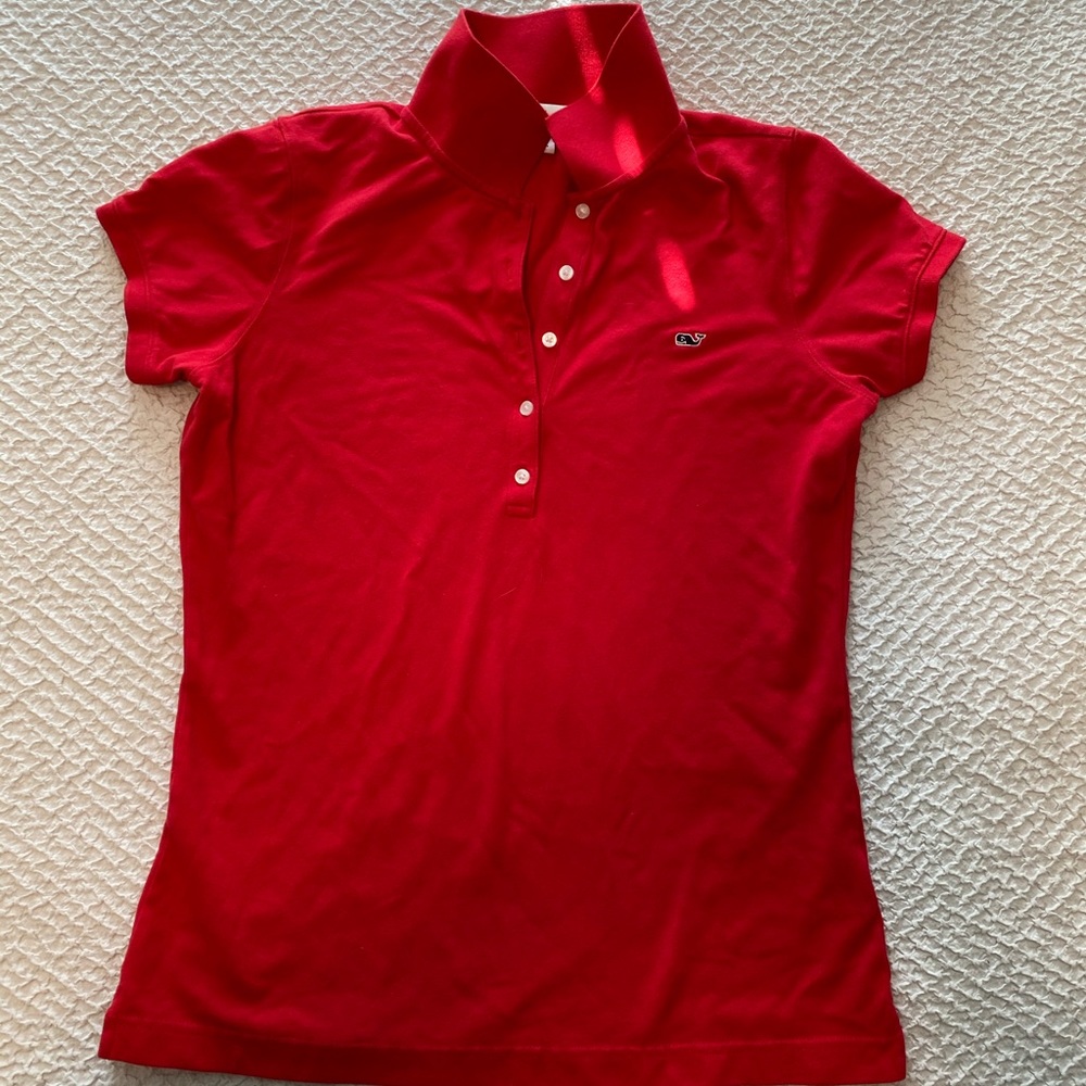 Vineyard Vines Red Polo